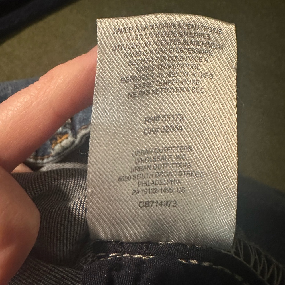 (6)EUC Free People jeans size 27. - Picture 7 of 8